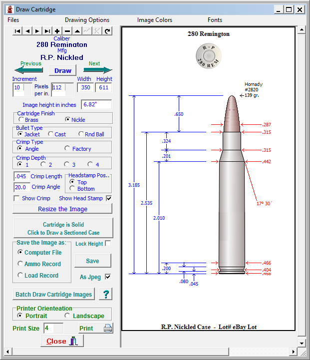 Draw Cartridge