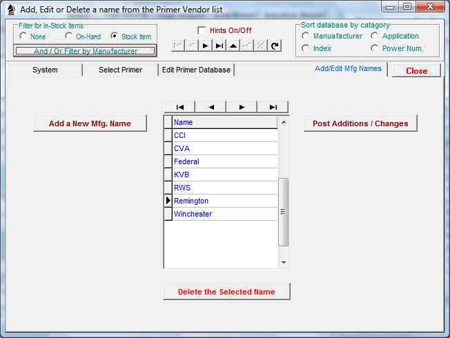 amplifx primer list format